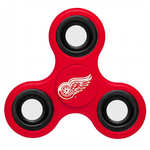 NHL Detroit Red Wings 3 Way Fidget Spinner A110 - Red